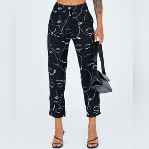 Princess Polly Face Print Pants